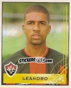 Cromo Leandro - Campeonato Brasileiro 2001 - Panini