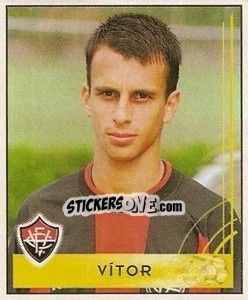 Figurina Vítor - Campeonato Brasileiro 2001 - Panini