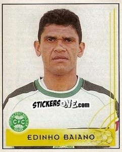 Figurina Edinho Baiano - Campeonato Brasileiro 2001 - Panini