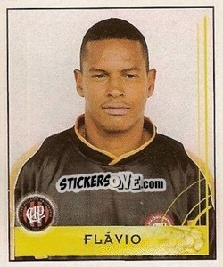 Figurina Flávio - Campeonato Brasileiro 2001 - Panini