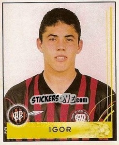 Sticker Igor - Campeonato Brasileiro 2001 - Panini