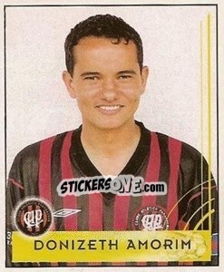 Sticker Donizeth Amorim - Campeonato Brasileiro 2001 - Panini