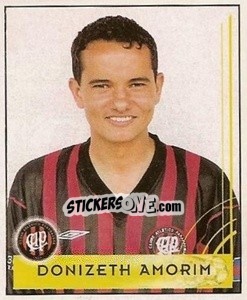 Sticker Donizeth Amorim - Campeonato Brasileiro 2001 n. 315 - Panini