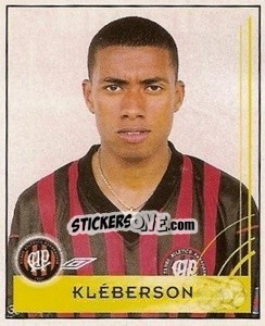 Sticker Kléberson - Campeonato Brasileiro 2001 n. 316 - Panini