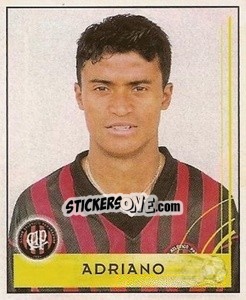 Cromo Adriano - Campeonato Brasileiro 2001 - Panini