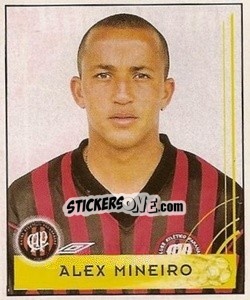 Sticker Alex Mineiro - Campeonato Brasileiro 2001 - Panini