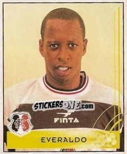 Figurina Everaldo - Campeonato Brasileiro 2001 - Panini