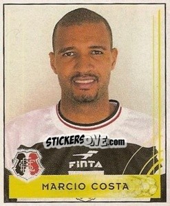 Cromo Marcio Costa - Campeonato Brasileiro 2001 - Panini