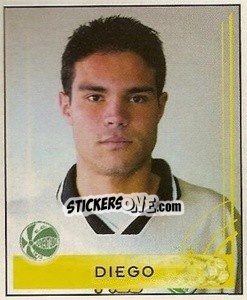 Sticker Diego - Campeonato Brasileiro 2001 n. 354 - Panini