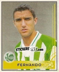 Sticker Fernando - Campeonato Brasileiro 2001 n. 360 - Panini