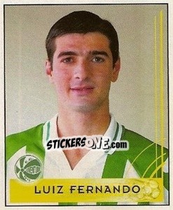 Figurina Luiz Fernando - Campeonato Brasileiro 2001 - Panini