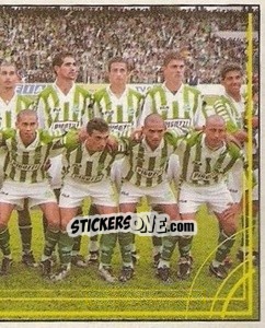 Cromo Equipe de foto - Campeonato Brasileiro 2001 - Panini