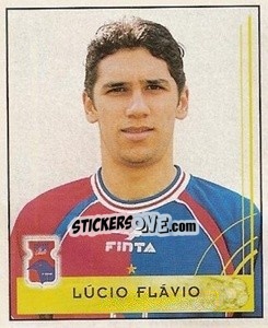 Figurina Lúcio Flávio - Campeonato Brasileiro 2001 n. 393 - Panini