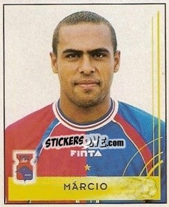 Cromo Márcio - Campeonato Brasileiro 2001 - Panini