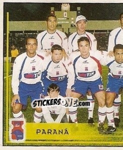 Sticker Equipe de foto - Campeonato Brasileiro 2001 - Panini