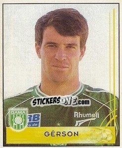 Cromo Gérson - Campeonato Brasileiro 2001 - Panini