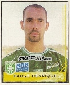 Figurina Paulo Henrique - Campeonato Brasileiro 2001 - Panini