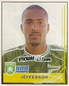 Sticker Jefferson - Campeonato Brasileiro 2001 n. 412 - Panini