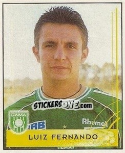 Cromo Luiz Fernando - Campeonato Brasileiro 2001 - Panini