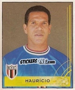 Figurina Maurício - Campeonato Brasileiro 2001 - Panini