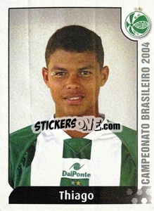 Sticker Thiago Emiliano De Silva - Campeonato Brasileiro 2004 n. 242 - Panini