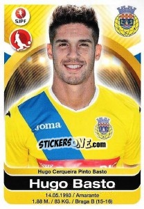 Sticker Hugo Basto - Futebol 2016-2017 - Panini