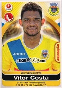 Sticker Vitor Costa - Futebol 2016-2017 n. 8 - Panini