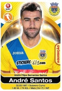 Sticker Andre Santos - Futebol 2016-2017 n. 10 - Panini