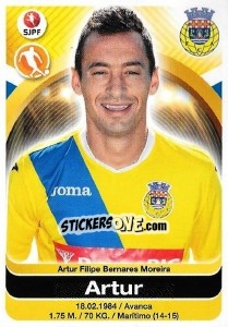 Sticker Artur - Futebol 2016-2017 n. 12 - Panini