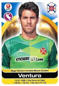 Sticker Ventura - Futebol 2016-2017 n. 19 - Panini