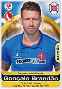 Sticker Goncalo Brandao - Futebol 2016-2017 - Panini
