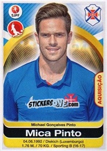 Sticker Mica Pinto - Futebol 2016-2017 - Panini