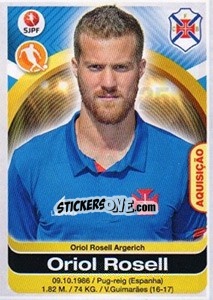 Sticker Oriol Rosell - Futebol 2016-2017 n. 25 - Panini