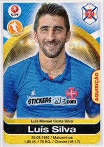Sticker Luis Silva - Futebol 2016-2017 - Panini