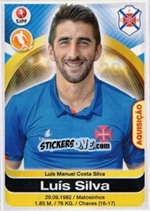 Sticker Luis Silva - Futebol 2016-2017 n. 29 - Panini