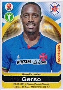 Figurina Gerso - Futebol 2016-2017 - Panini