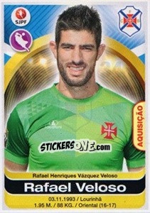 Cromo Rafael Veloso - Futebol 2016-2017 - Panini