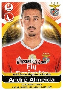 Figurina Andre Almeida - Futebol 2016-2017 - Panini