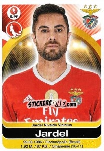 Sticker Jardel - Futebol 2016-2017 n. 41 - Panini
