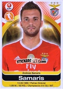 Sticker Andreas Samaris - Futebol 2016-2017 - Panini