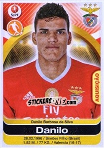 Sticker Danilo - Futebol 2016-2017 n. 46 - Panini