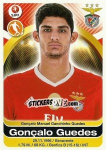 Sticker Gonçalo Guedes - Futebol 2016-2017 - Panini