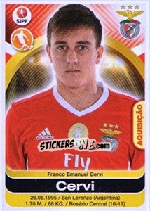 Sticker Cervi - Futebol 2016-2017 - Panini