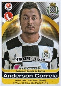Sticker Anderson Correia - Futebol 2016-2017 n. 75 - Panini