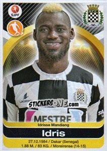 Sticker Idris - Futebol 2016-2017 n. 76 - Panini
