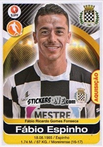 Sticker Fabio Espinho - Futebol 2016-2017 n. 78 - Panini