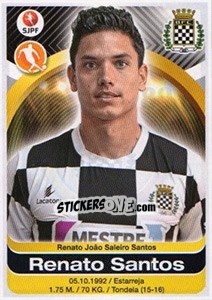 Sticker Renato Santos - Futebol 2016-2017 n. 80 - Panini