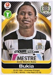 Sticker Bukia - Futebol 2016-2017 n. 81 - Panini