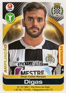 Sticker Digas - Futebol 2016-2017 - Panini