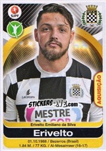 Sticker Erivelto - Futebol 2016-2017 - Panini
